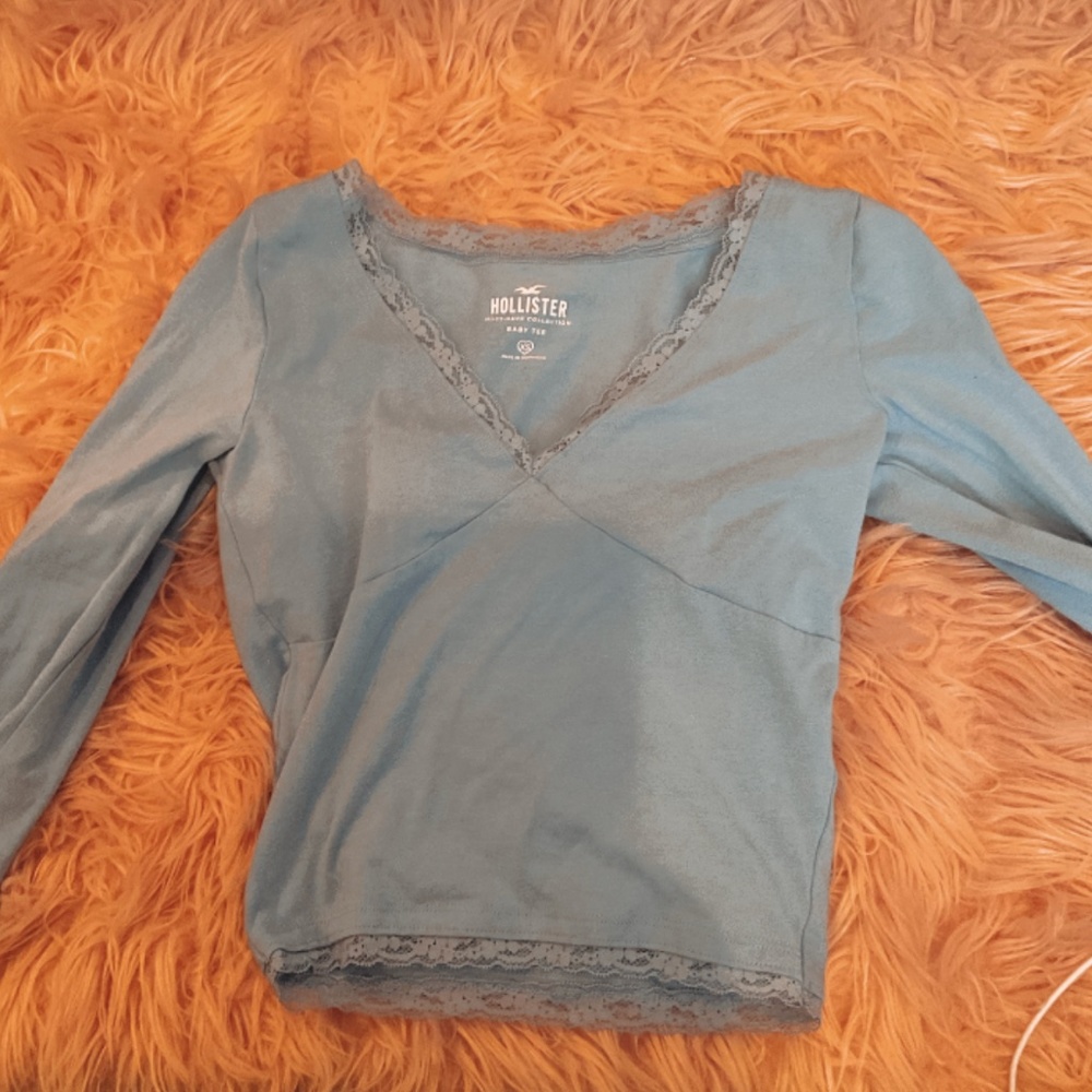 Blue Baby Tee